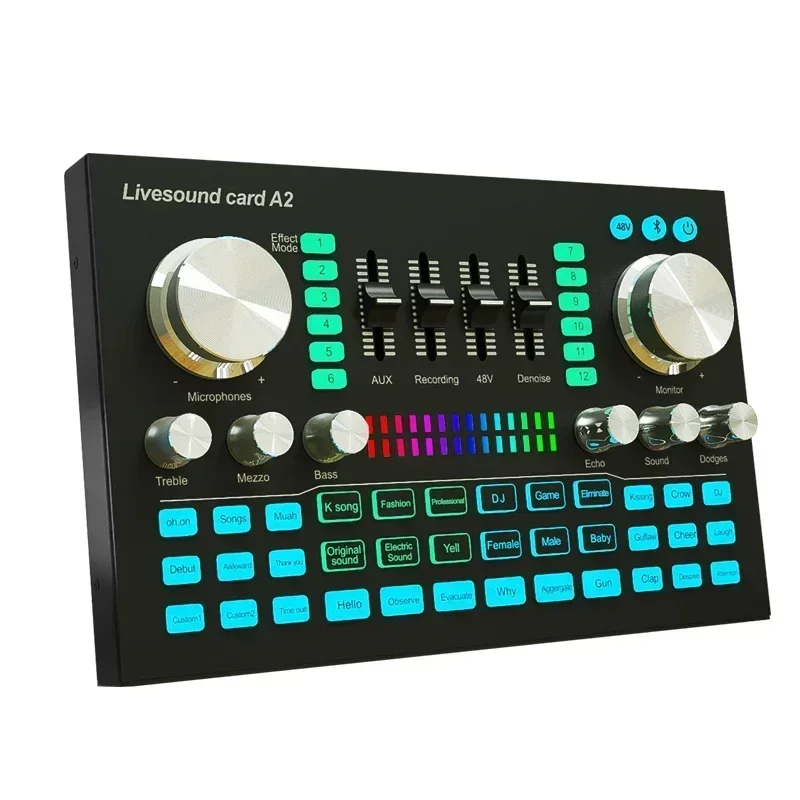Audio Music Volume - A2 Soundcard live Sound Card Bluetooth-compatible