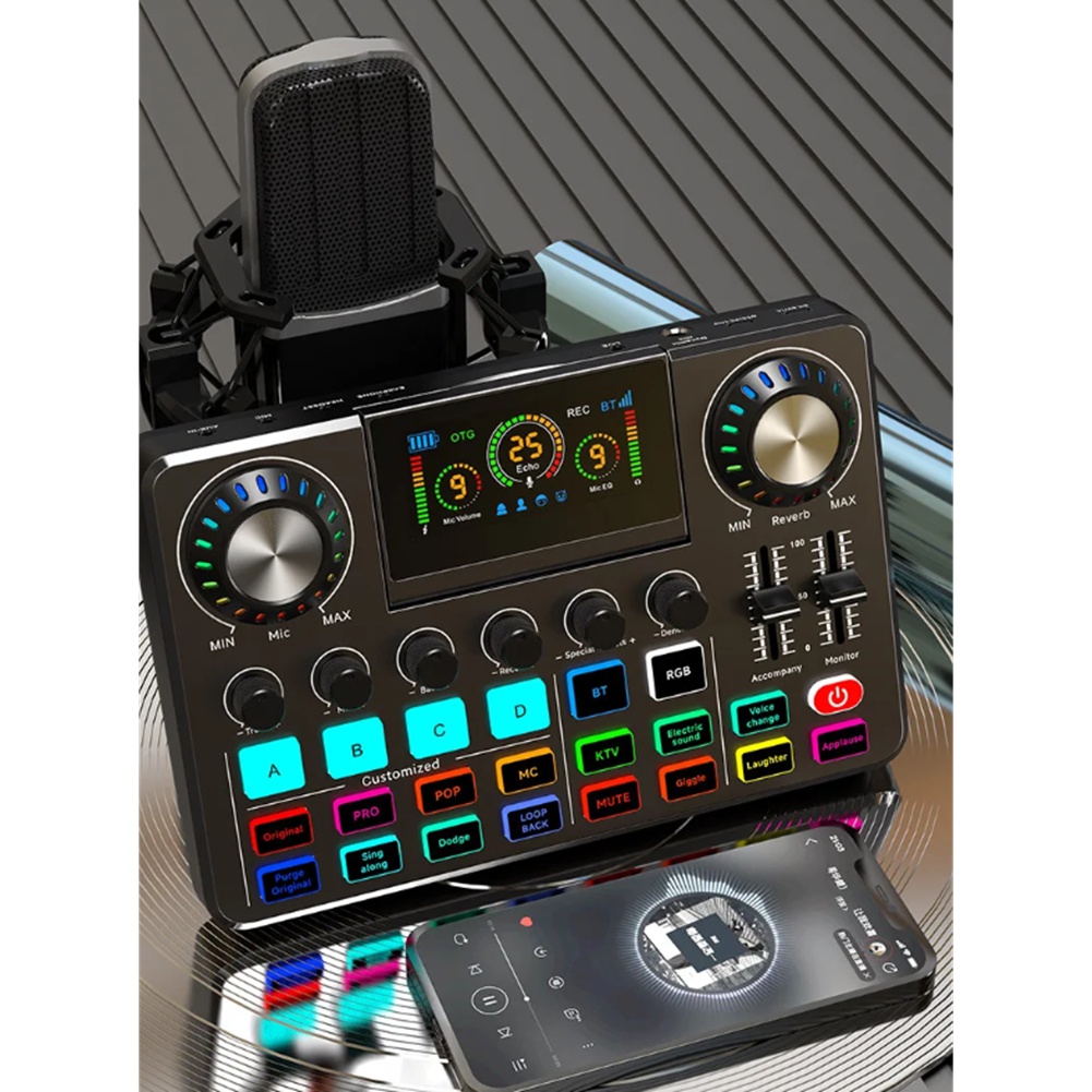 Audio Music Voice Changer - DTC5 Audio Mixer, Live Sound Card