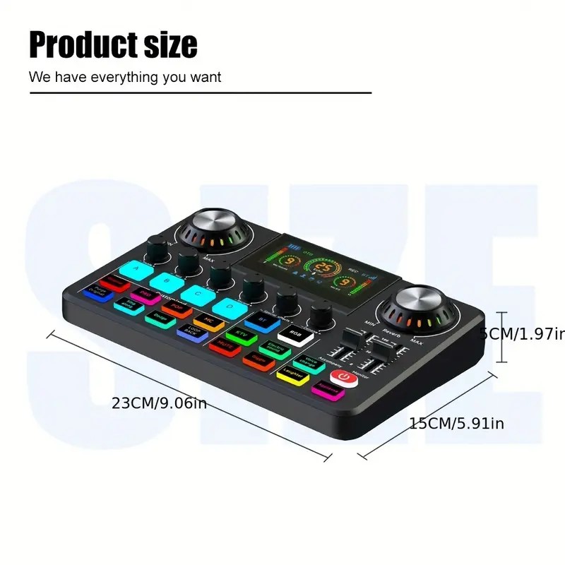 Audio Music Voice Changer - Audio Mixer, Live Sound Card with