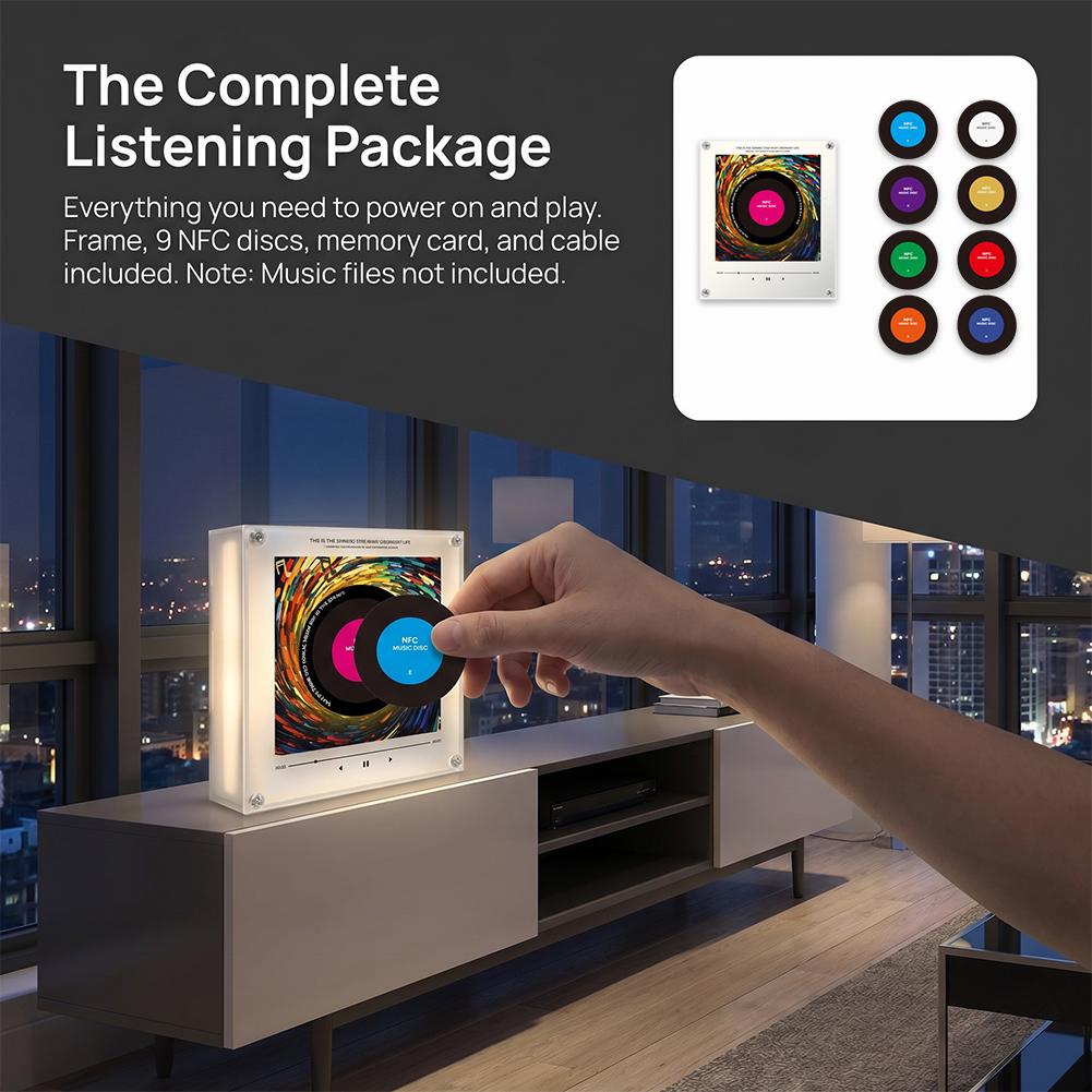 NFC Sensing Song Player Night  - đánh giá và giá Audio Music Songs