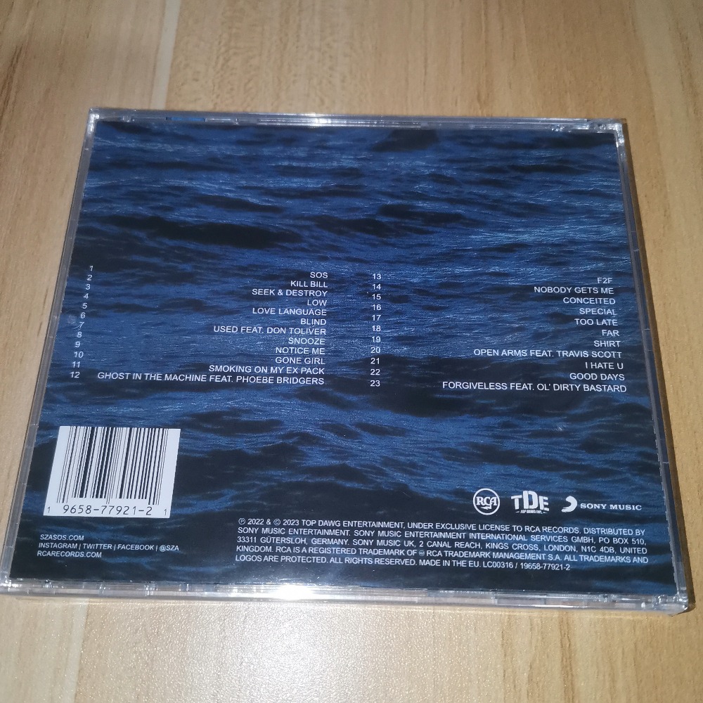 SZA SOS CD R&B Pop Soul Music  - đánh giá và giá Audio Music Songs