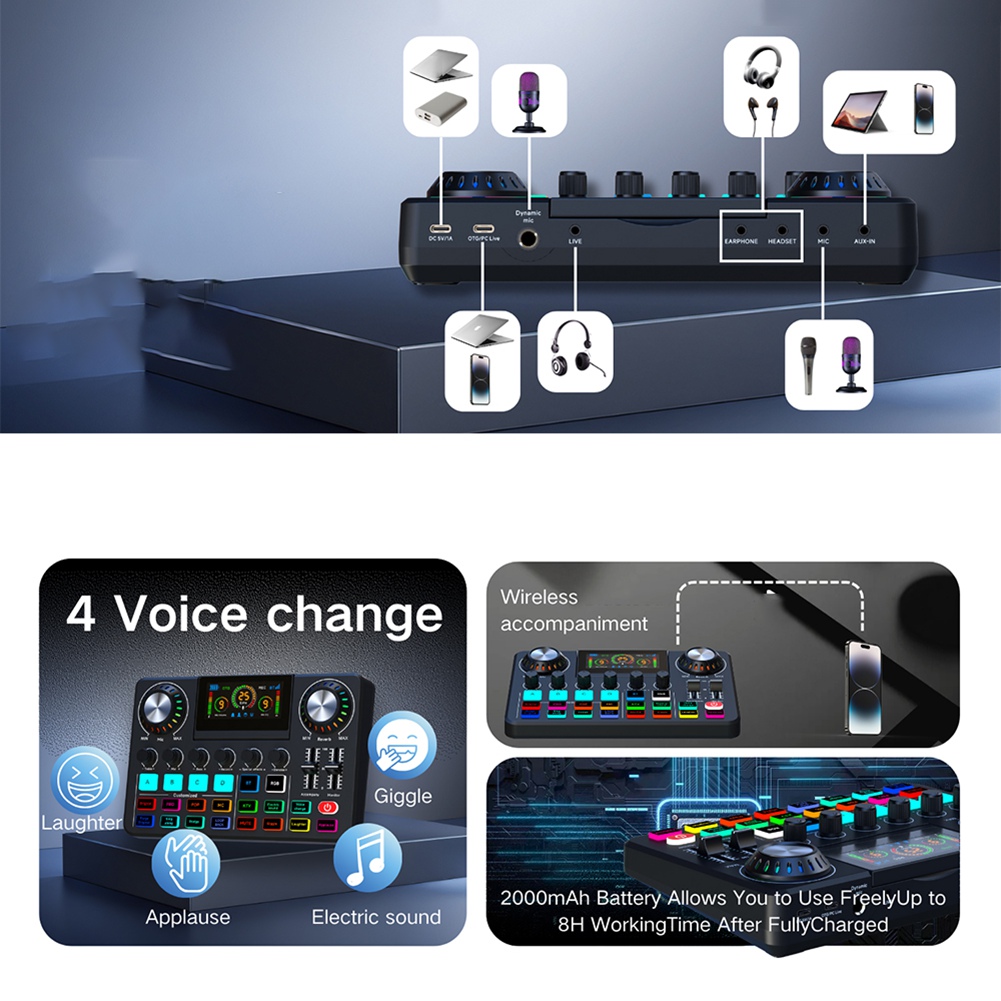 A20I Audio Mixer, Live Sound C - đánh giá và giá Audio Music Voice Changer