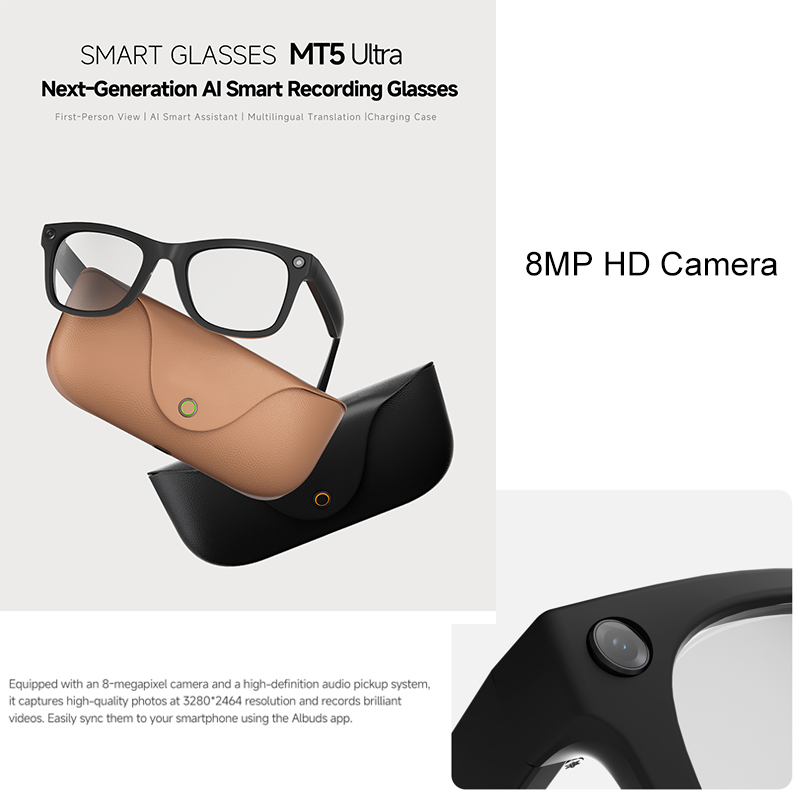 2026 AI smart Glasses HD 800W  - đánh giá và giá Audio Music To Video Ai