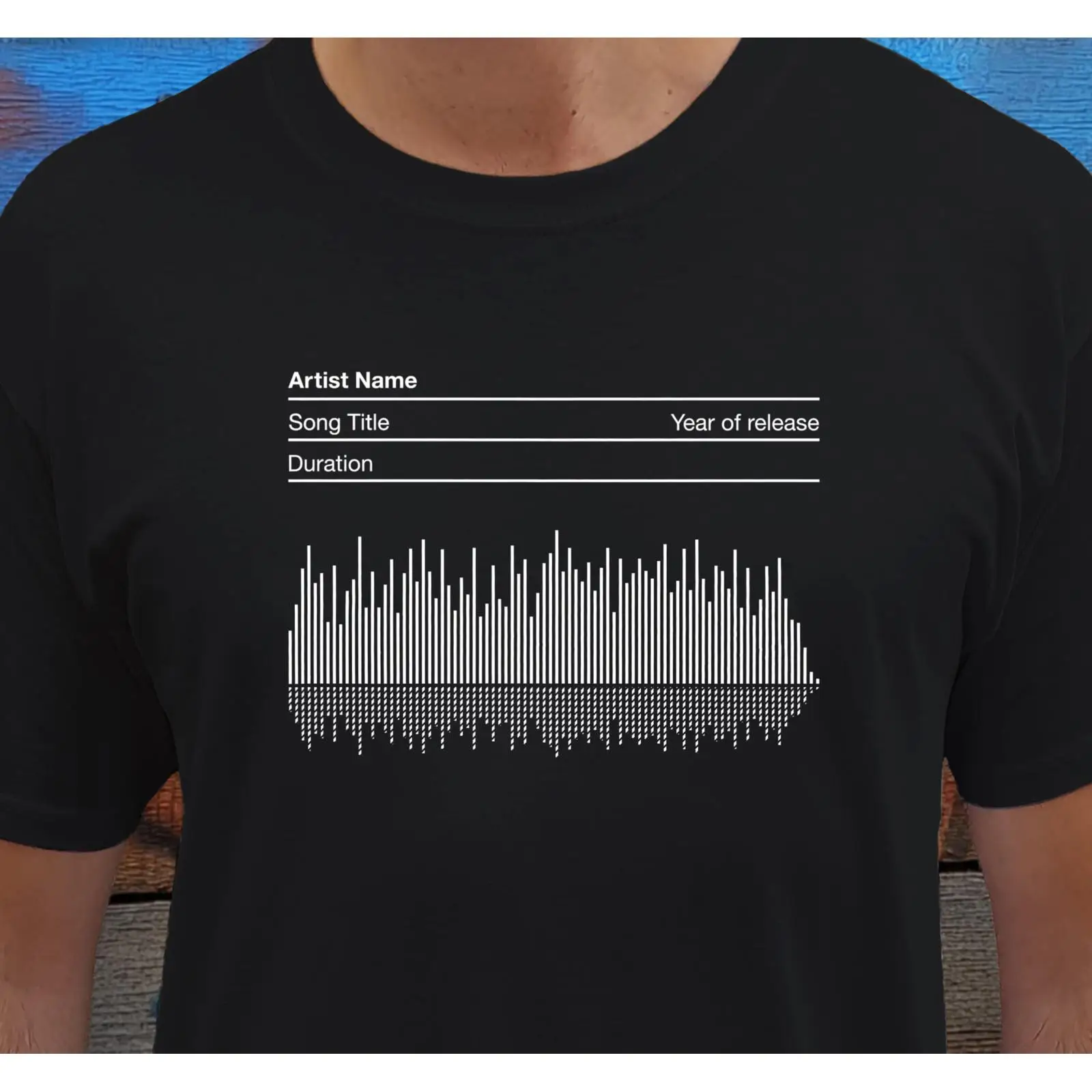 Personalised Soundwave T Shirt - đánh giá và giá Audio Music Songs