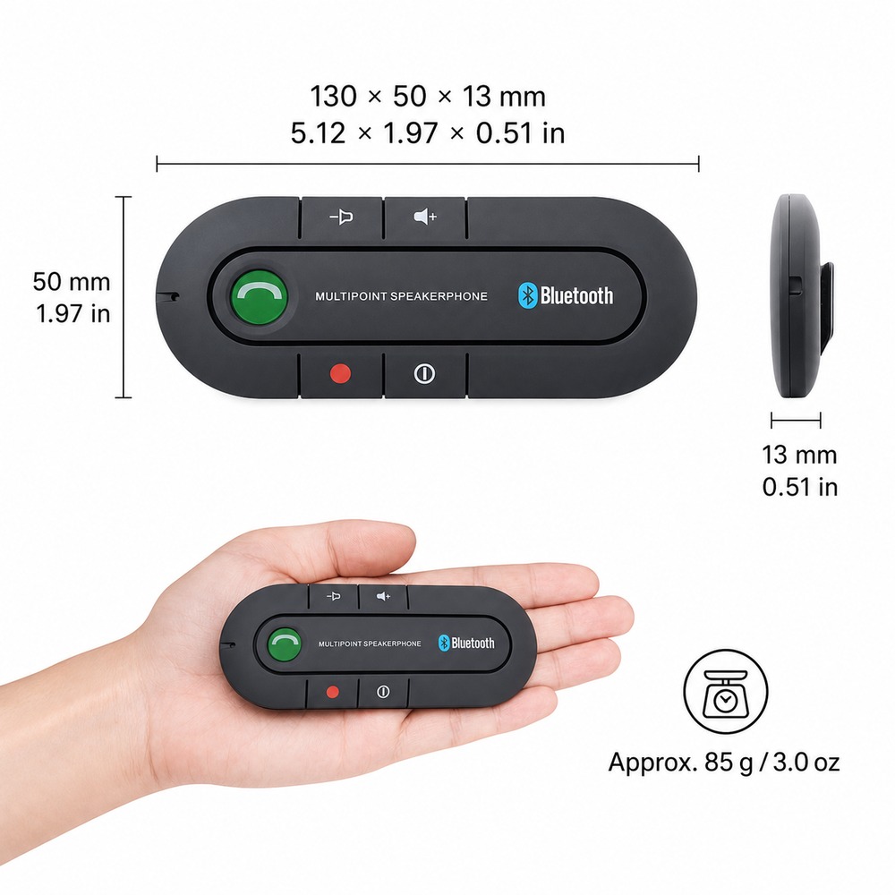 Bluetooth 4.1 Car Speakerphone - đánh giá và giá Audio Music Car